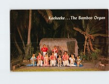 Postcard Kaekeeke The bamboo Organ or Bamboo Pipes Hawaii USA picture