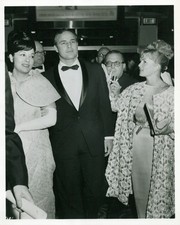 Marlon Brando Movita Debbie Reynolds 1962 Mutiny Bounty Premiere 8x10 Photo picture