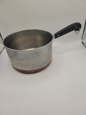 Vintage Pre-1968 Revere Ware 3 Qt Saucepan Pot Copper Bottom Patent 2363973 USA picture