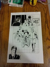 Original Artwork Compu-M.E.C.H. Page #8 Issue #2 By Theodore Riddle  picture