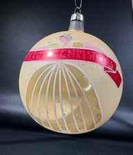 VTG. JUMBO HAND PAINTED POLAND  ORNAMENT 