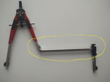 C-Thru Universal Compass Extension #DI-119 MADE IN GERMANY picture