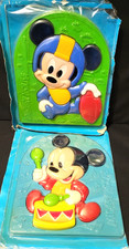 1984 ARCO Disney Mickey Mouse 3D Tray Plastic Puzzles NEW picture