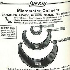 Vintage c1949 Lufkin Precision Tools Catalog No. 7 - 144pp. VGC picture