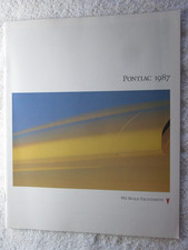 Pontiac 1987, We Build Excitement Full Line Brochure picture