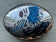 Vintage C&L Western Chief Headdress Turquoise Inlay  picture