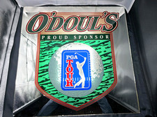 Vintage O'Doul's PGA Tour Sponsor Mirror Bar Sign Mancave 1997 Unframed picture