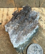 Moroccan Amethyst Specimen – Natural Raw Purple Druzy Cluster picture