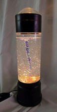 KenArt KL103 Tornado Hurricane Glitter Bubble Twister Night Lite Lamp Works picture