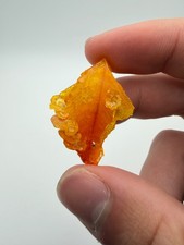 Aesthetic Orange Wulfenite Crystal Specimen from Ahmad Abad Mine picture