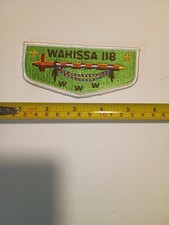 wahissa lodge 118 OA Pocket Flap Order Of The Arrow Boy Scouts Of America picture