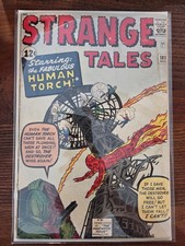 STRANGE TALES #101...1962 MARVEL...HUMAN TORCH BEGINS...SILVER AGE 🔑 picture