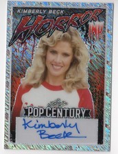 Kimberly Beck 2024 Leaf Metal Pop Century Autograph Card Friday the 13th /20 picture