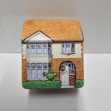 Dana Kubick Metal Tin Trinket Brick House Box A Hunkydory Design Made in England picture