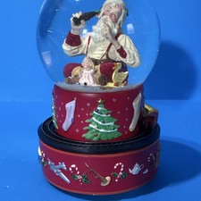 Coca-Cola Musical Santa Claus Snow Globe,  Plays coca-Cola song, (IS850385) picture