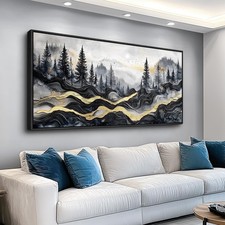 Keliyuan Keliyuaan Large Canvas Wall Art For Living Room Black Framed Wall picture