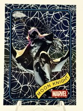 2025 Topps Chrome Marvel Moon Knight #98 Spider Web Refractor /399 picture