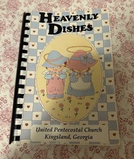 Heavenly Dishes Vintage Church Cookbook 1987 United Pentecostal Kingsland GA picture