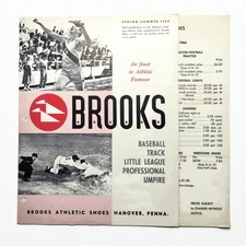Vintage 1964 Brooks Shoe Spring Summer Catalog Baseball Track - Hanover PA picture