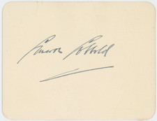 Cameron Cobbold British Banker Autographed Signed Index Card AMCo COA 30102 picture