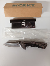 CRKT 5190 Graphite Klecker Design NIB Discontinued Fine Edge RARE picture