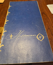 Vintage 60s Wisconsin Supper Club  Hoffmann's Restaurant Menu Sheboygan Appleton picture