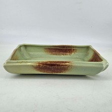 California Poppytrail by Metlox vintage pottery green brown trinket dish picture