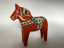 Vintage 15.5cm Swedish Dala Horse - Nils Olsson Hemslöjd Dalarna picture