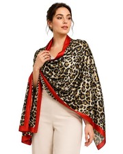 Mesovor Large Shawl Wrap Scarf for Women Satin Long Silky Scarf Lightweight picture
