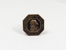 Vintage Veterans Assoc. of the Great Northern Railway Tiffany & Co Bronze Pin picture