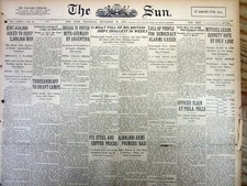 Lot of 10 original WW I newspapers 1918 w NEWS COVERAGE of WORLD WAR ONE picture