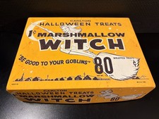 1958 Marshmallow Witch (Halloween, light aged) - Empty custom design display box picture