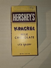 Vintage Hershey’s Krackel Milk Chocolate 1 Lb 5 Oz Empty Candy Box Advertising picture