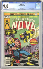 Nova #4 1st Appearance Of The Corruptor 1st Thor Nova Battle (1976) CGC 9.8 picture
