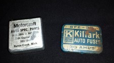 Automotive Parts Tin and Metal Motorcraft Ruler Vintage Collectible picture