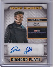 2021 Upper Deck Marvel Black Diamond Plate Frank Grillo Brock Rumlow Auto picture