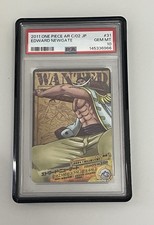 PSA10 2011 ONE PIECE JAPANESE AR CARDDASS 02 #31 EDWARD NEWGATE - LOW POP -  picture