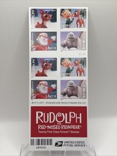 2014 USPS Forever Stamp Rudolph The Red Nosed Sheet of 20 Collectible Stamps picture