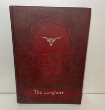 1955 The Longhorn Hardcover College/ University Yearbook (Original, Red Cover) picture