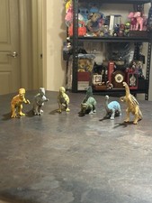 Vintage 1992–1994 U.K.R.D Dinosaur Lot 6 T-Rex Allosaurus Apatosaurus Dimetrodon picture