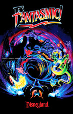 1992 Disneyland Fantasmic Night Time Spectacular Poster 11 x 17 Attraction picture