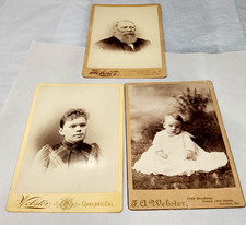 Antique 1889 Photo Alfred Edward Seaman Baby Webster Studio Oakland California picture
