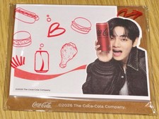 🔥 RARE BTS V (Kim Taehyung) x Jollibee x Coca-Cola 2026 Notepad 🔥 picture