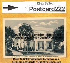 FL St Petersburg 1930-55 vintage postcard THE CARRS Hotel on second ave Florida picture