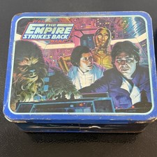 vtg empire strikes back lunch box 1980  Star Wars W/Thermos  picture