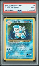 πNEW CERT PSA 9 Blastoise Base Set Holo MINT Graded Pokemon Card WOTC 2/102 picture