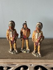 Castagna Italy Native American Wild West Series. Set Of 3. Sioux Warriors picture
