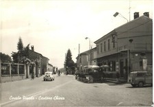 Casale Popolo Italy Street Scene Cantone Chiesa RPPC Postcard Posted 1988 picture