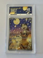 2025, Meowth, #0207, Gem Pack Vol.3, Special Art, SCHN, ACE 10 picture