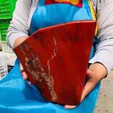 11.5LB Rare Natural Red Jasper Quartz Crystal Mineral Specimen Reiki Decor picture